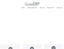 Tablet Screenshot of ilearnerp.com